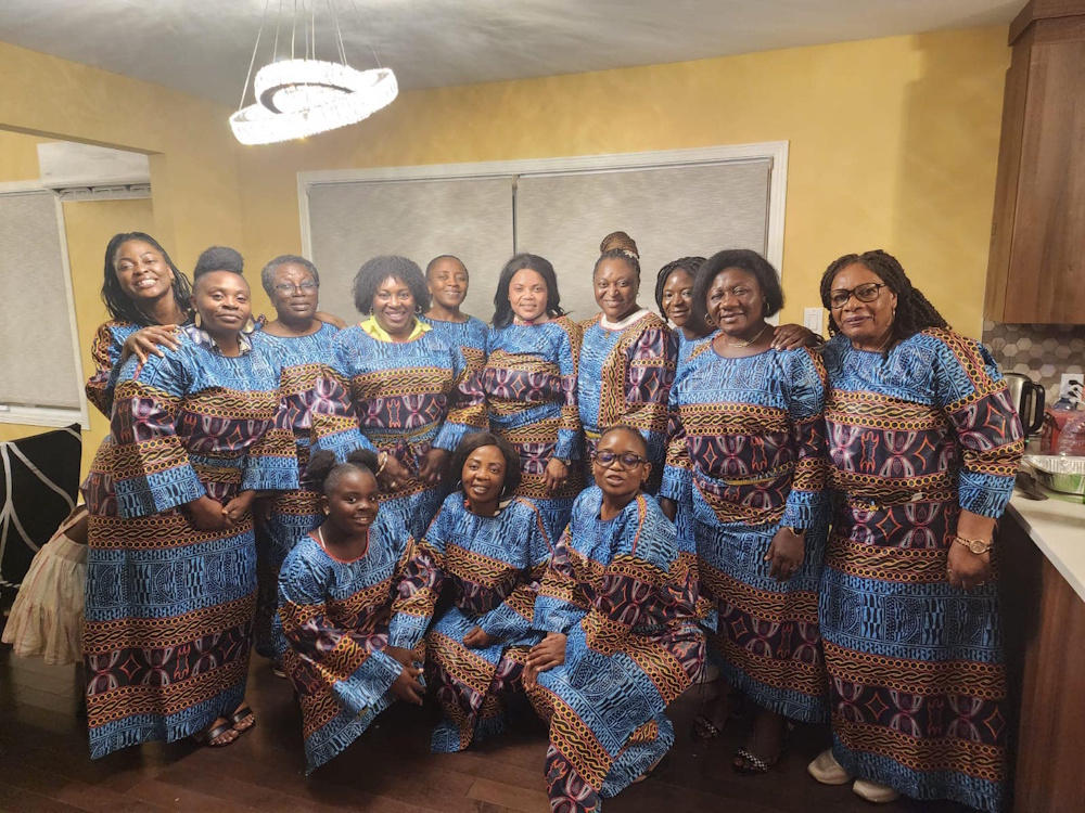 WICA Quebec women in their uniforms
